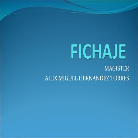 Fichaje