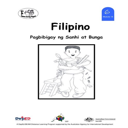 Filipno 6 dlp 16   pagbibigay ng sanhi at bunga