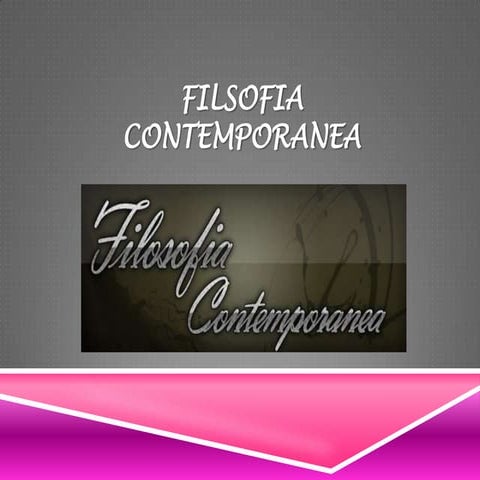 Corrientes contemporáneas