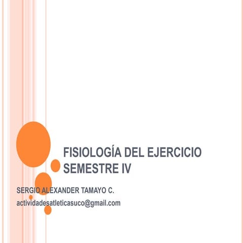 Fisiología del ejercicio 2