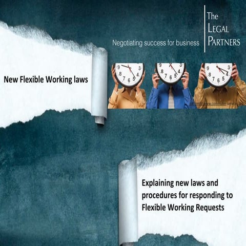 New flexible working laws made easy - a guide for Employers, HR Directors