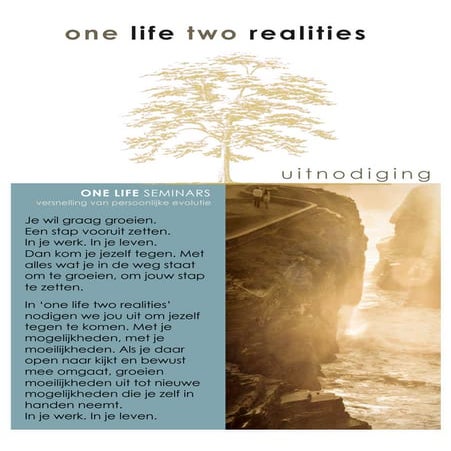 One life two realities - folder 2011