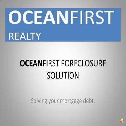 Foreclosure solution 3