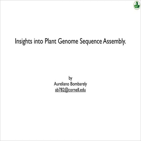 Genome Assembly