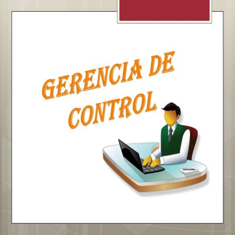 Gerencia de control