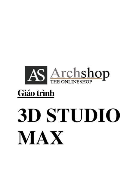 Giao trinh 3 dcb+nc  archshop