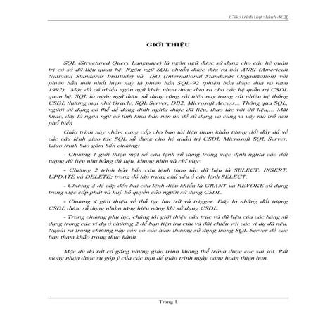 Giao trinh thuc hanh sql