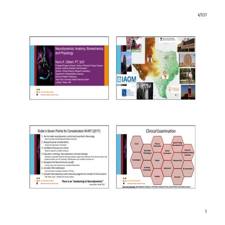 	‘Clinical Neurodynamics: clinical application from an anatomical perspective’ 