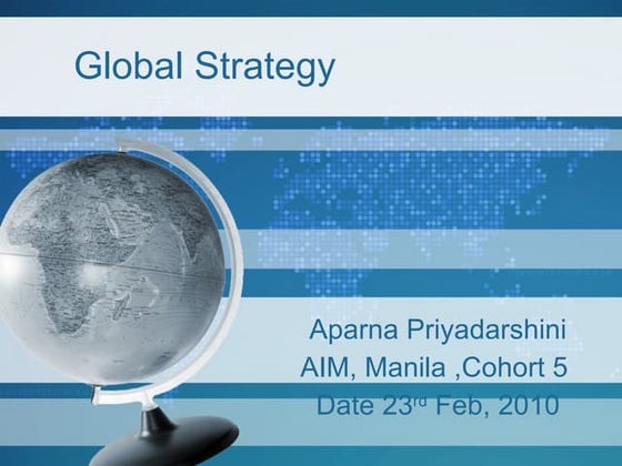 Global Strategy