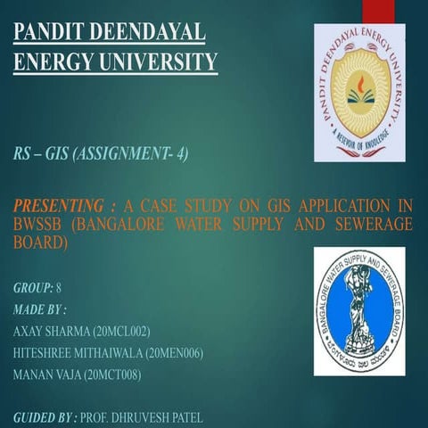 A case study on GIS application