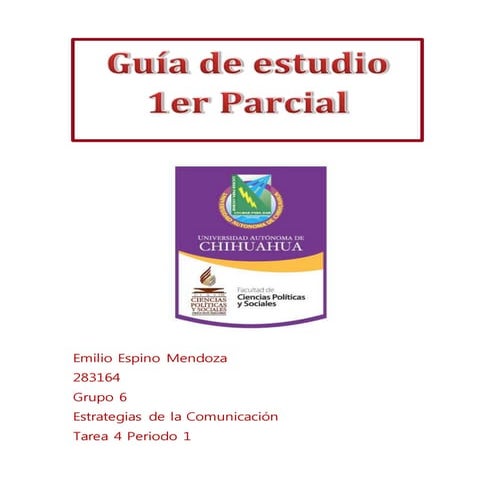 Guia de estudio estrategias de comunicacion 1er parcial