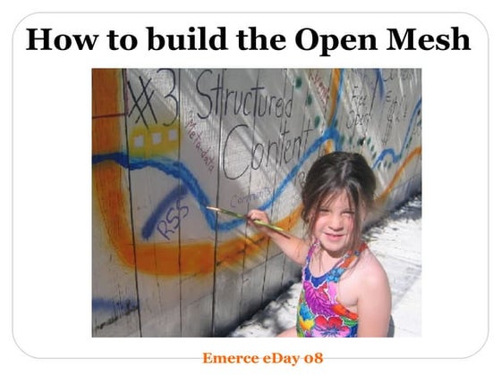Emerce ver. Sept'08-How To  Build The Open Mesh