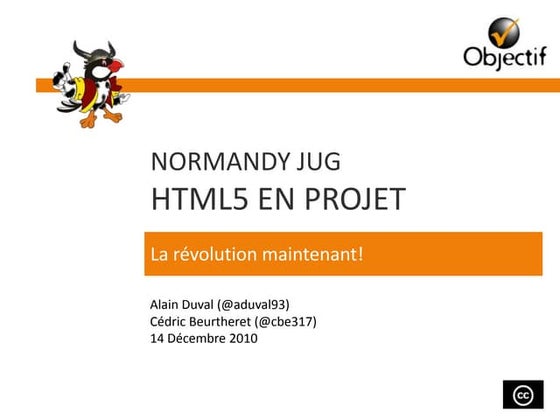 HTML5 en projet