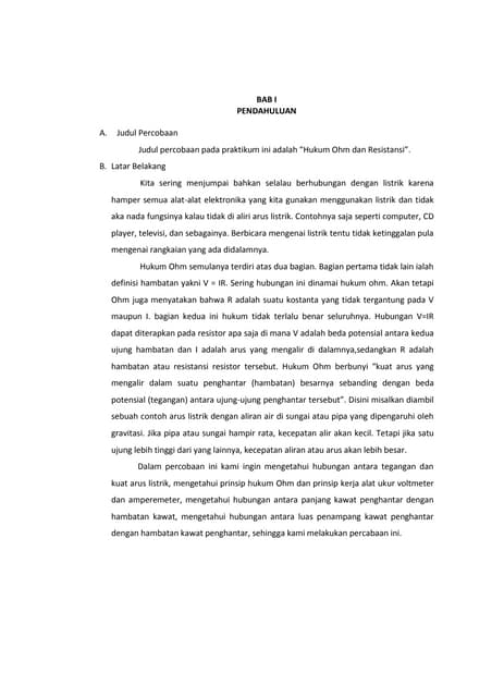 Hukum ohm