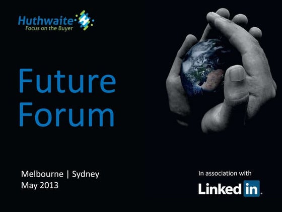 Huthwaite Future Forum: Global Insights - Social Selling