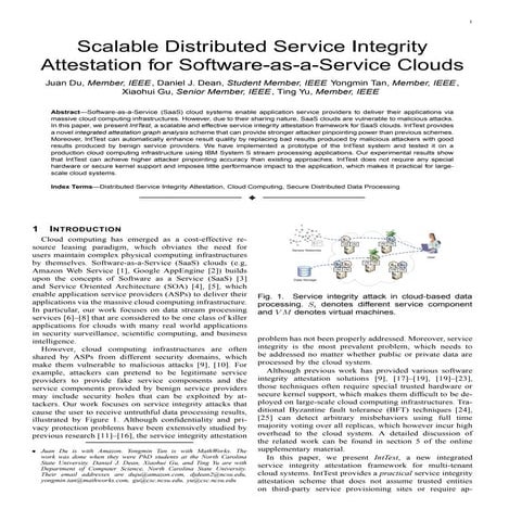 Ieeepro techno solutions  ieee java project -scalable distributed service int...