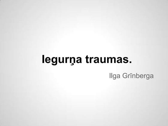 Iegurņa traumas