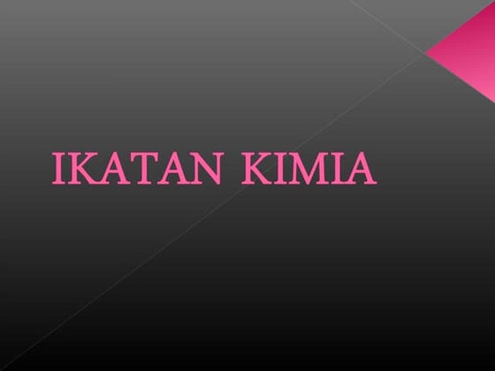 Ikatan kimia