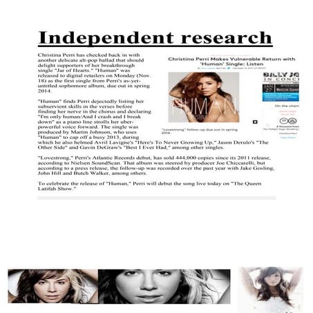 Independent research