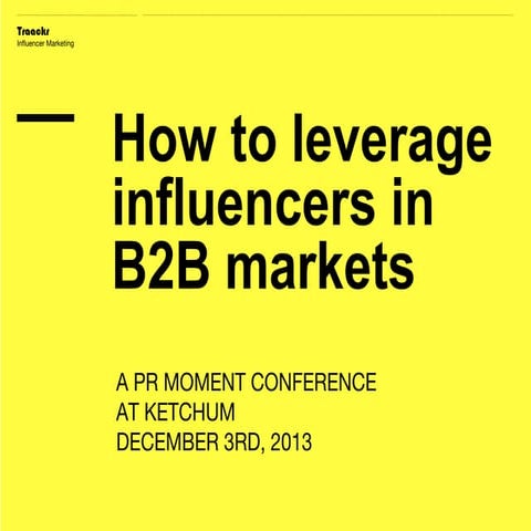 How to leverage social media influence in B2B