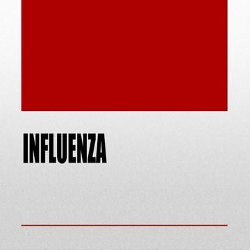 Influenza (community medicine)