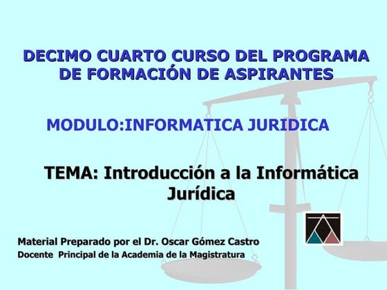 Informática jurídica ii