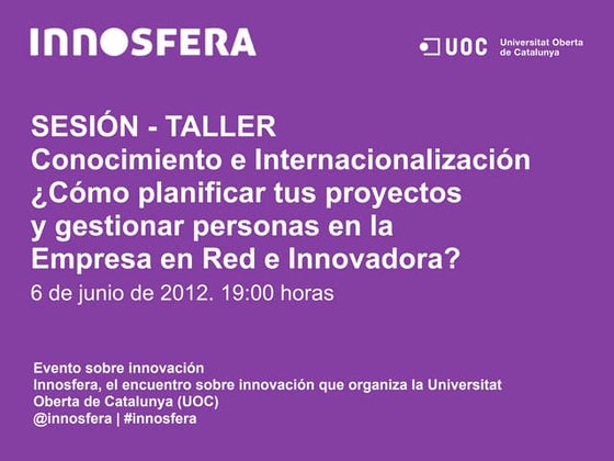Innosfera 6 de junio de 2012