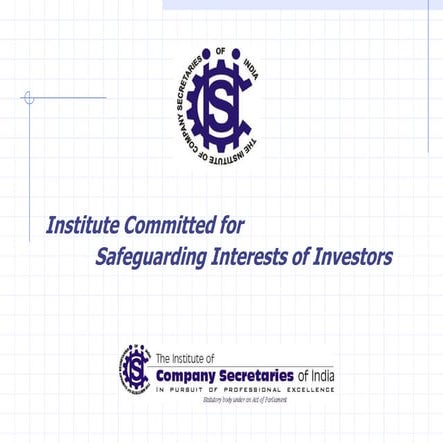 Institute committed for safeguarding interests of investors