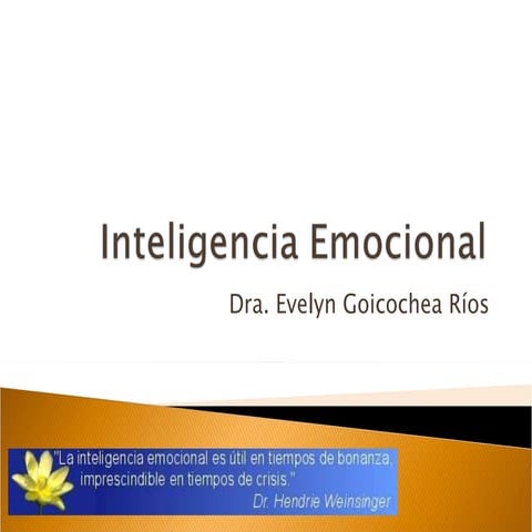 Inteligencia emocional