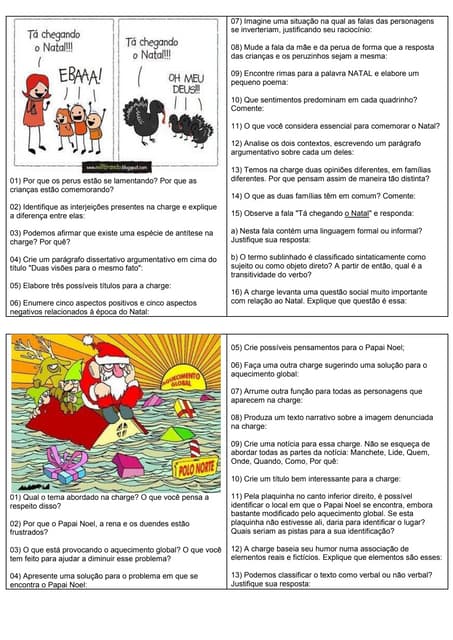 Interpretaçao de charges