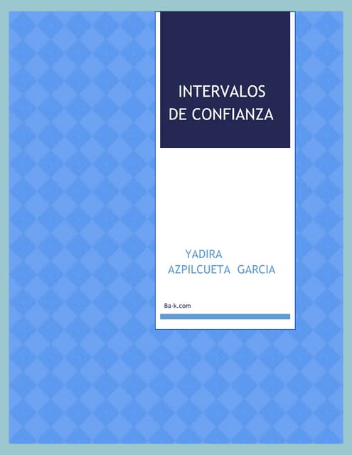 Intervalos de confianza (2)