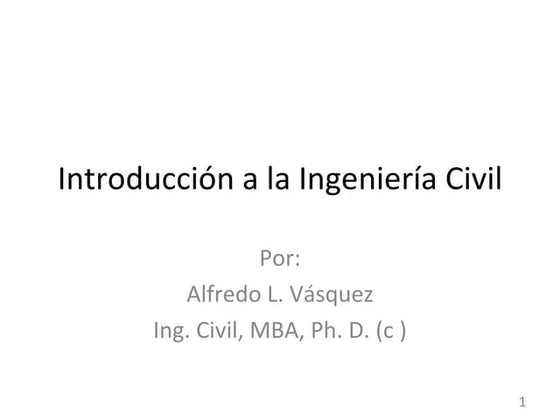 IntroduccióN A La IngenieríA Civil 11