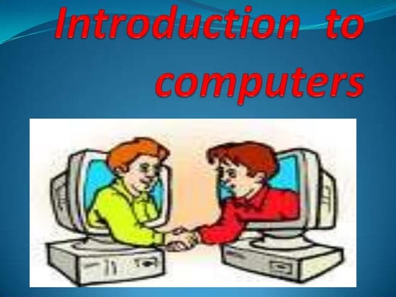 Introduction  to computer