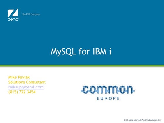 Introduction to My SQL