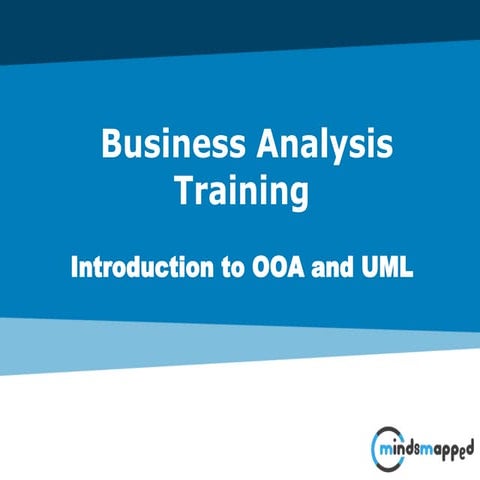 Introduction to OOA and UML