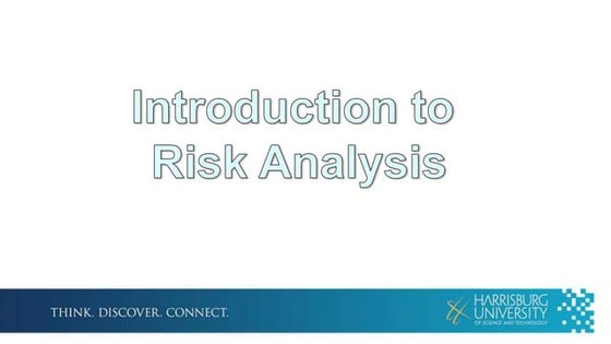 Introduction to risk analysis