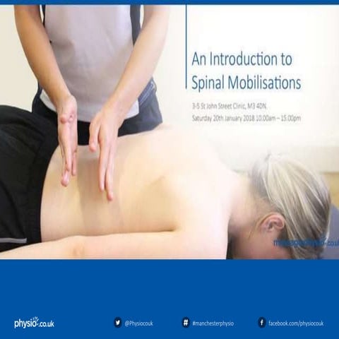 Introduction to Spinal Mobilisations for Massage and Sports Therapists
