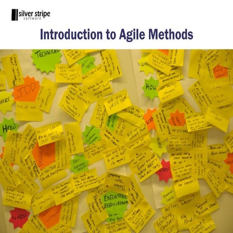 Introduction to Agile Methods