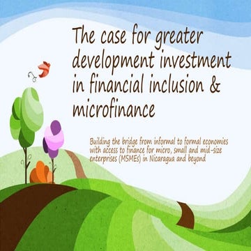 The Investment Case For Financial Inclusion