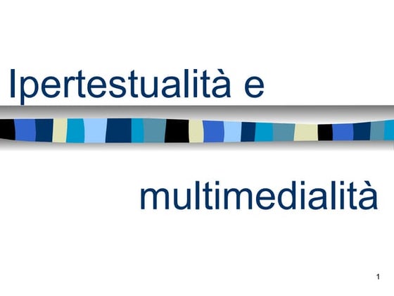 Ipertestualità