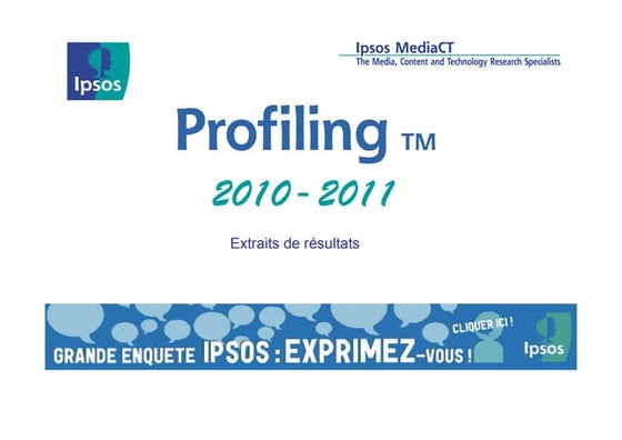 Etude Internet: usages et comportements 2010-2011