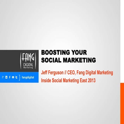 Ism east-2013 ferguson-jeff_ boostingyoursocialmarketing