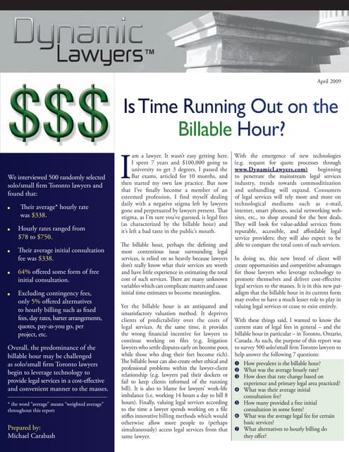 Is time running out_on_the_billable_hour