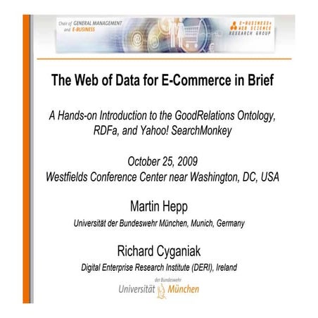 GoodRelations Tutorial Part 3