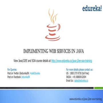 Implementing Web Services In Java