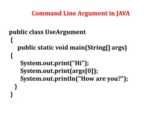 Java simple programs