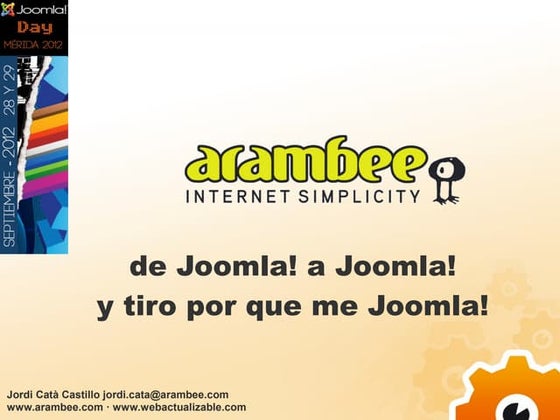 Joomla!day2012 Merida