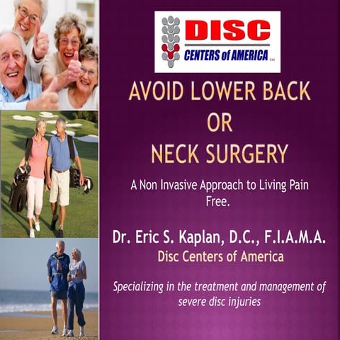 Avoid Lower Back Or Neck Surgery