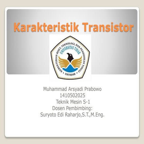 Karakteristik transistor