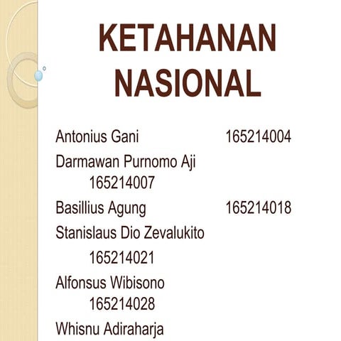 Ketahanan Nasional Penjelasan Mengenai Teori Serta Konsep Ketahanan Nasional ...
